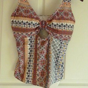 Bohemian Patterned Swim Tank